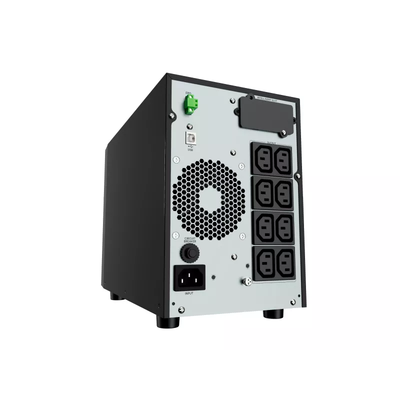 Vertiv Liebert GXE3-1000IMT nepertraukiamo maitinimo šaltinis (UPS) Dvigubos konversijos (Online) 1 kVA 900 W 8 kintamosios srovės išvadai (-ų)