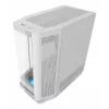 PC Midi Tower korpusas Cougar FV270 — baltas, palaiko ATX/ EATX/ Micro-ITX, 2×3,5 colio + 2×2,5 colio, 120/140 mm ventiliatorius