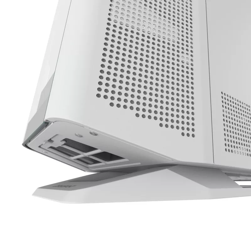 PC Midi Tower korpusas Cougar FV270 — baltas, palaiko ATX/ EATX/ Micro-ITX, 2×3,5 colio + 2×2,5 colio, 120/140 mm ventiliatorius