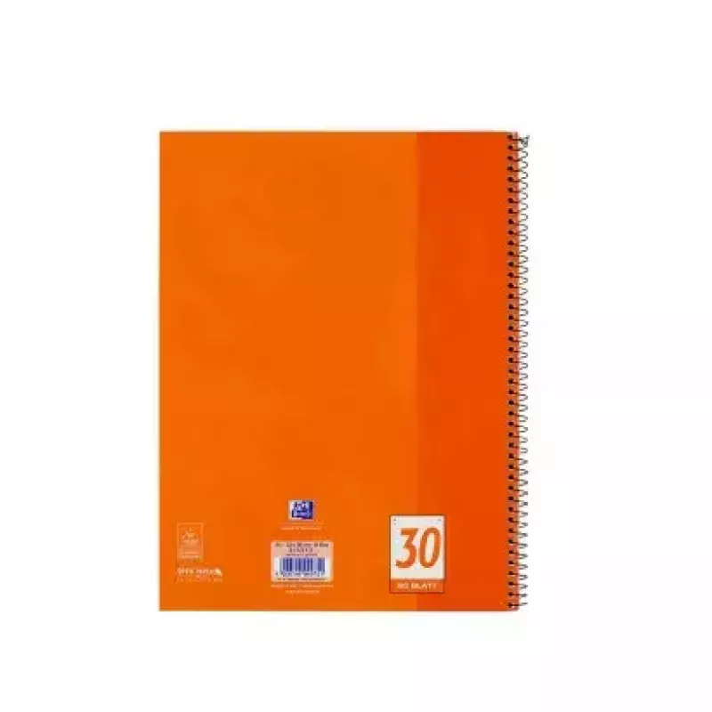 Rašomasis sąsiuvinis Oxford 100050359 A4 80 lapų oranžinis
