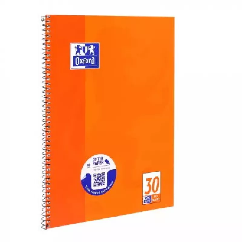 Rašomasis sąsiuvinis Oxford 100050359 A4 80 lapų oranžinis