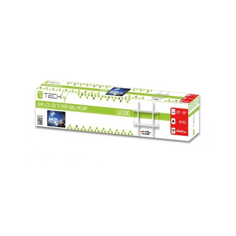 Techly ICA-PLB-162MW TV laikiklis/stovas 139,7 cm (55 col.) Baltas