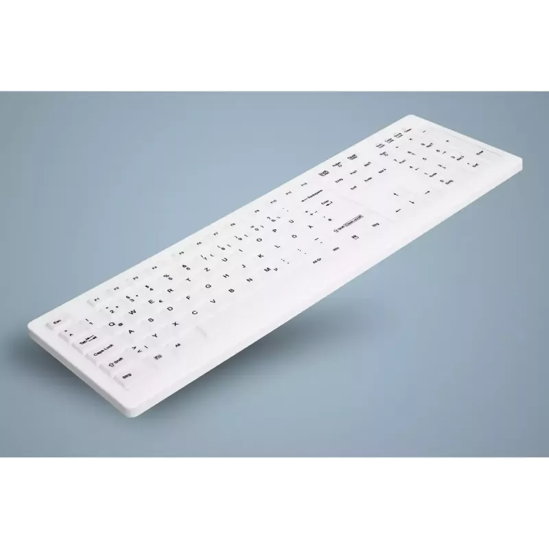 Contour Design Active Key AK-C8100FA-UVS-W/GE klaviatūra Medicininė USB QWERTY UK anglų Balta