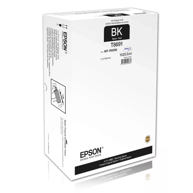 Epson juodo rašalo tiekimo įrenginys XXL, labai didelės talpos, juoda, pigmentinis rašalas, 1520,5 ml, 1 vnt.