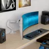 Ergotron HX serijos HX svirtis su labai patvariu pasukamu sieniniu laikikliu, baltas, skirtas 1000R 57 colių monitoriams