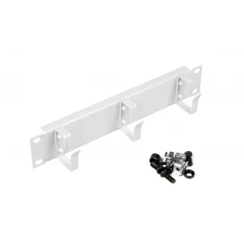 Kabelių žiedas EQUIP EZMR-10-G 19 colių stovui, metalinis korpusas, baltas