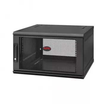 APC NetShelter WX AR106SH6, 6U, 19 colių pataisų spinta, montavimas ant sienos, iš anksto surinkta, 600 mm gylio