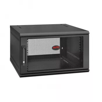 APC NetShelter WX AR106SH6, 6U, 19 colių pataisų spinta, montavimas ant sienos, iš anksto surinkta, 600 mm gylio
