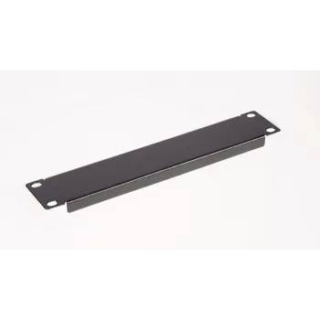 Užpildoma panelė EQUIP EZBP-10-B — metalinė, juoda, 1U, 123 g