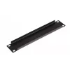 Užpildoma panelė EQUIP EZBP-10-B — metalinė, juoda, 1U, 123 g