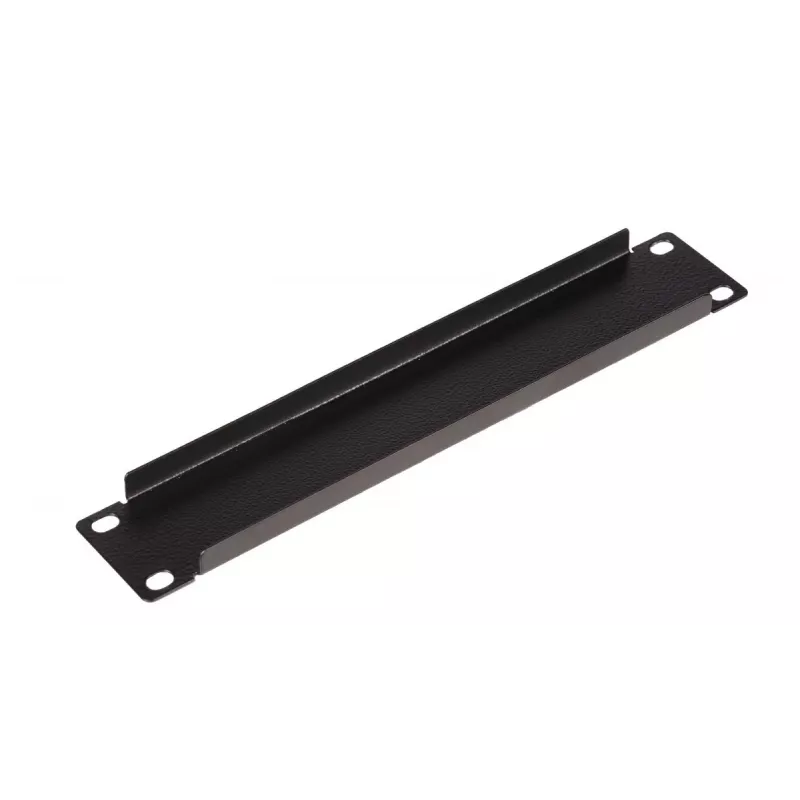 Užpildoma panelė EQUIP EZBP-10-B — metalinė, juoda, 1U, 123 g
