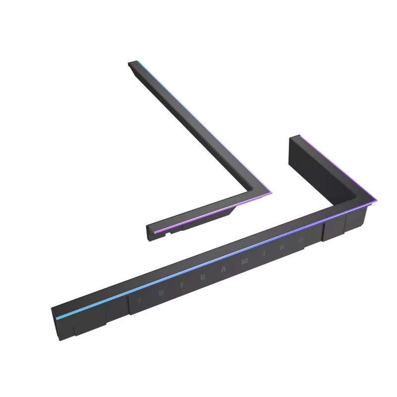 RGB Light Enhancement Kit ASUS TUF GAMING GT502 Horizon — ARGB 3-pin, 5 V, 1,44 A, magnetinis tvirtinimas, suderinamas su Midi Tower, juodas