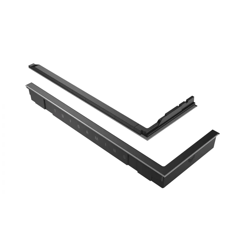 RGB Light Enhancement Kit ASUS TUF GAMING GT502 Horizon — ARGB 3-pin, 5 V, 1,44 A, magnetinis tvirtinimas, suderinamas su Midi Tower, juodas