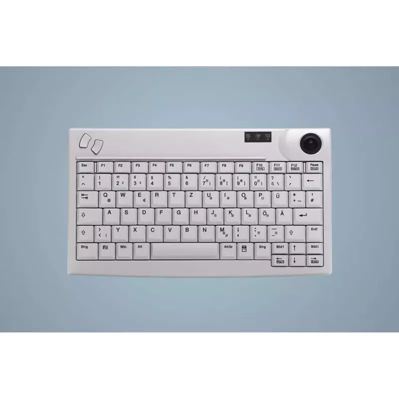 Contour Design Active Key AK-440 klaviatūra, biuro, USB, QWERTZ, vokiška, balta