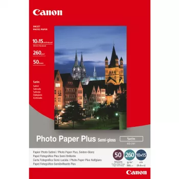 Canon SG-201 Pusiau blizgus fotopopierius Plus 4x6 coliai - 50 lapų