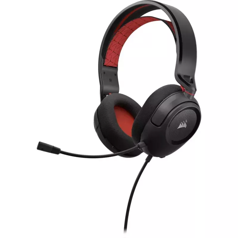 Ausinės Corsair HS35 v2 laidinės žaidimų mėlynos 1,8 m laidas 470 g