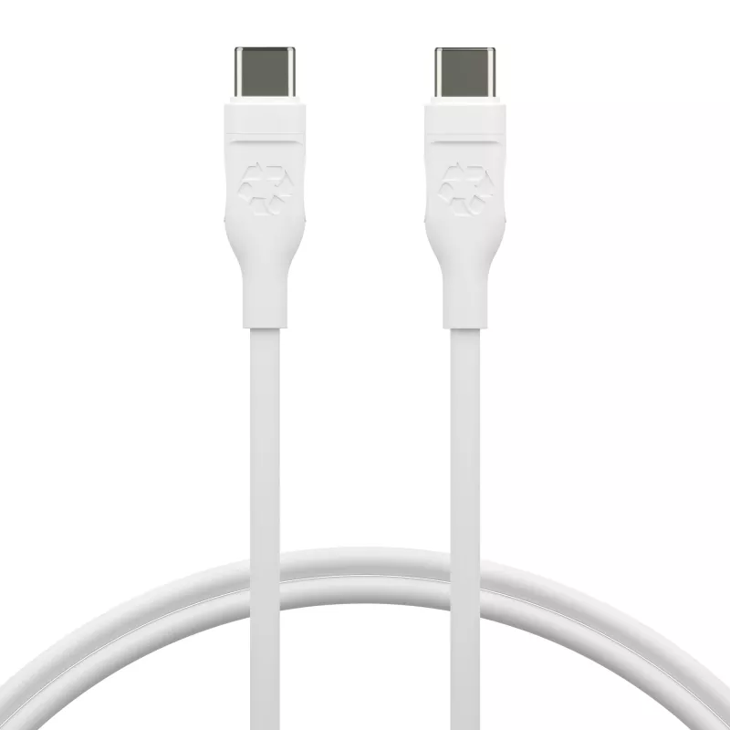USB-C į USB-C laidas d bramante re-charge Pro 1.2 m USB 2.0, 0.48 Gbit/s, baltas