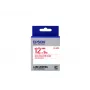 Epson etikečių kasetė Standard LK-4WRN raudona ant balto 12 mm (9 m)