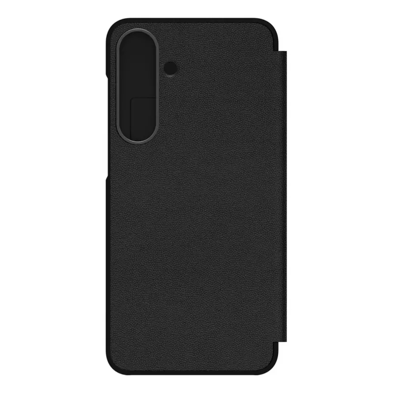 Flip dėklas Samsung Galaxy S25 FE 6,7 col. juodas vienspalvis