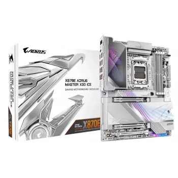 Motininė plokštė GIGABYTE X870E AORUS MASTER X3D ICE, AMD AM5, ATX