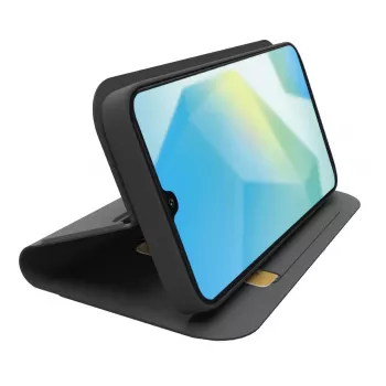Piniginės tipo dėklas SBS Galaxy A17 Juodas vienspalvis