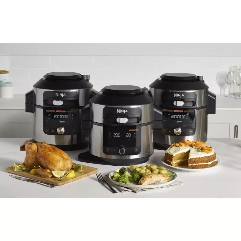 Ninja OL650EU multivarkė 7,5 l 1760 W juoda, nerūdijantis plienas