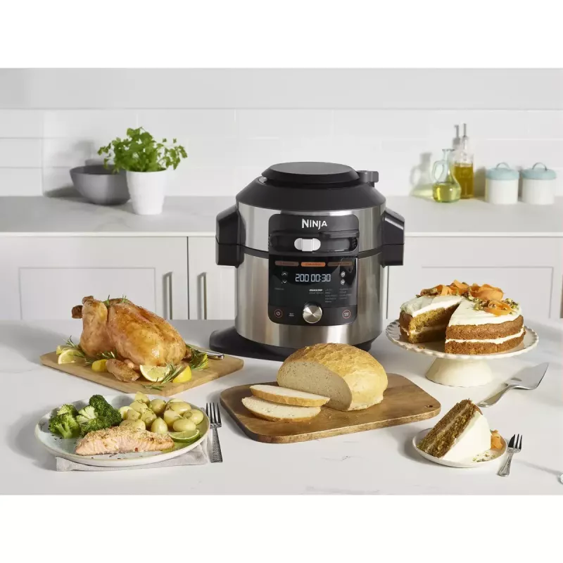 Ninja OL650EU multivarkė 7,5 l 1760 W juoda, nerūdijantis plienas