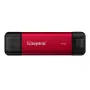 Išorinis SSD Kingston 1TB Dvigubas USB-A/USB-C Nešiojamasis SSD — USB 3.2 Gen 2, Skaitymo greitis 1050 MB/s, Rašymo greitis 950 MB/s, Juoda/Raudona