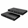 KVM prijungimo stotelė i-tec 2 kompiuteriams HDMI, USB-C sąsaja, PD 2×100 W, 4K@60 Hz, 2×USB-A
