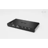 KVM prijungimo stotelė i-tec 2 kompiuteriams HDMI, USB-C sąsaja, PD 2×100 W, 4K@60 Hz, 2×USB-A