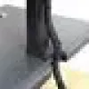 Stalinis keitiklio stovas ERGOTRON WorkFit-T Juoda — nerūdijančio plieno rėmas, aukštis 380 mm, maks. apkrova 15,9 kg