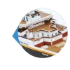 3D dėlionė Cubicfun Titanic Big T4011H — 1024 dalys, mastelinis laivo modelis