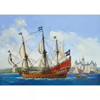 Burlaivio modelis Revell VASA Surinkimo rinkinys 1:150 Ilgis 455 mm Aukštis 345 mm