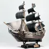 3D dėlionė CubicFun piratų laivas 'Queen Anne's Revenge' modelis T4005H, kartoninis surinkimas