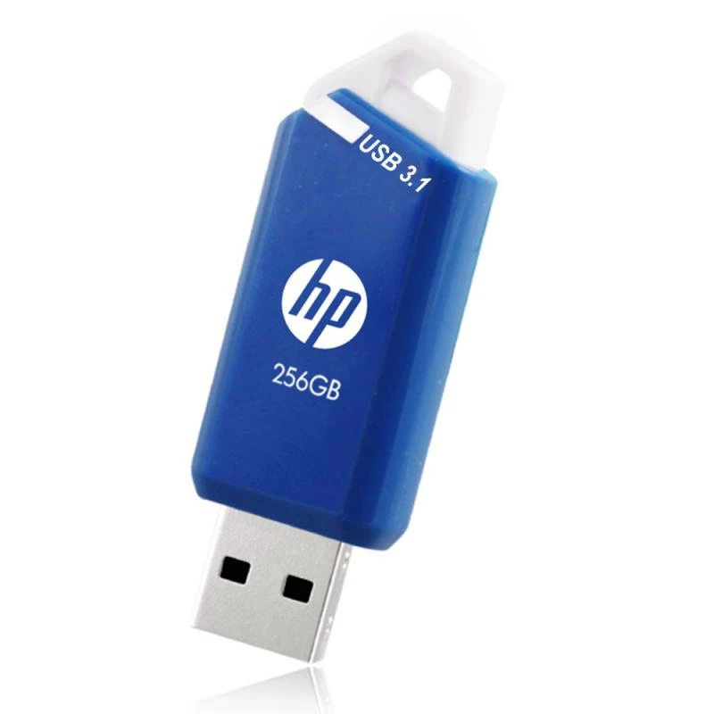 HP x755w USB atmintinė 256 GB USB Type-A 3.2 Gen 1 (3.1 Gen 1) Mėlyna, Balta