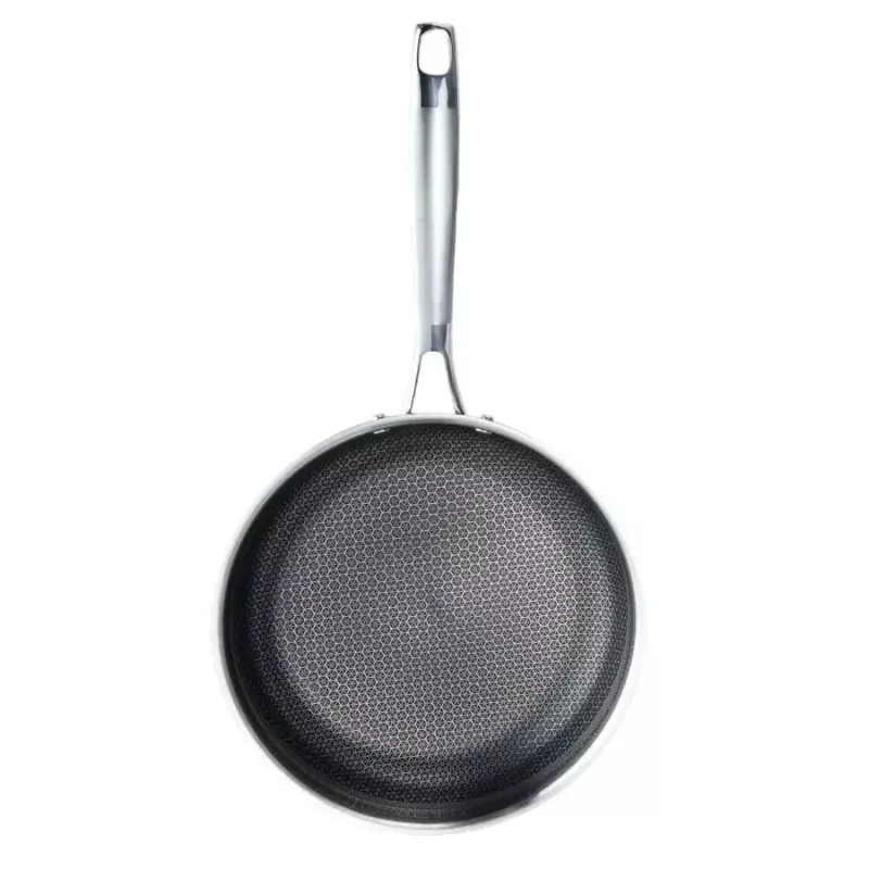 Universali keptuvė Maestro MR-1224-28 28 cm, trijų sluoksnių nerūdijančio plieno korpusas, nelimpanti, tinkama indukcijai