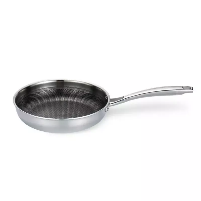 Universali keptuvė Maestro MR-1224-28 28 cm, trijų sluoksnių nerūdijančio plieno korpusas, nelimpanti, tinkama indukcijai
