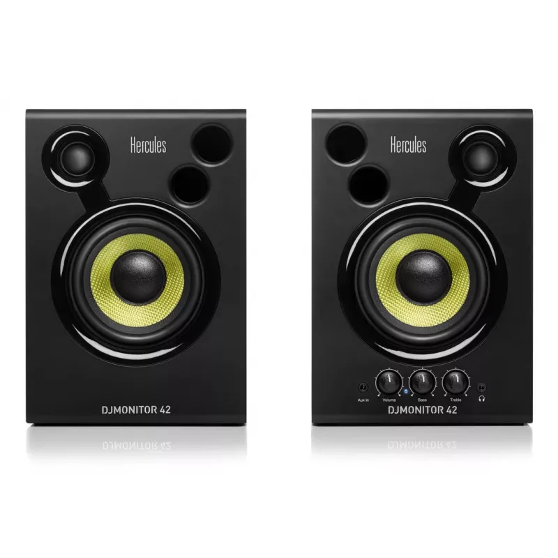 Laidinis DJ garsiakalbis Hercules DJMonitor 42 — 40 W RMS, 60–20000 Hz, juodas