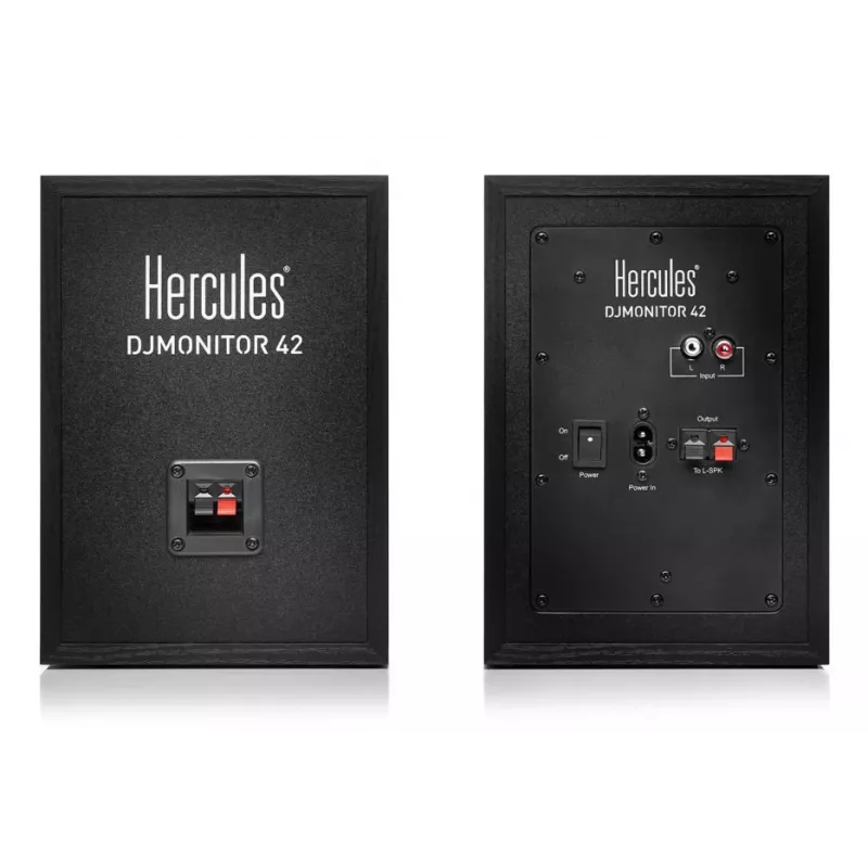 Laidinis DJ garsiakalbis Hercules DJMonitor 42 — 40 W RMS, 60–20000 Hz, juodas