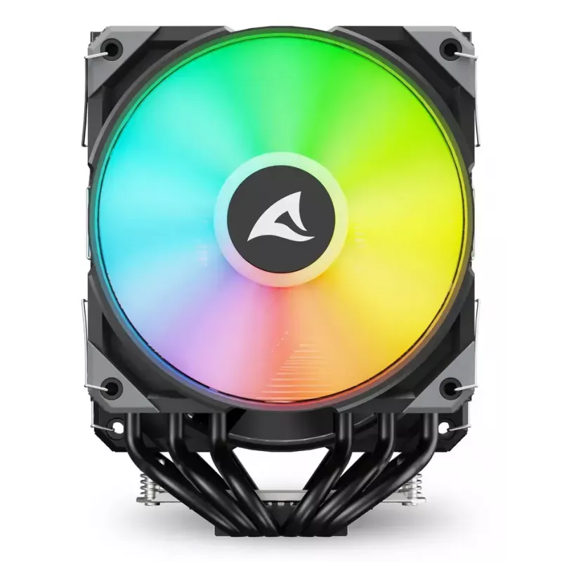 Oro aušintuvas Sharkoon A60 RGB 12 cm 500-1800 RPM juodas
