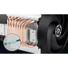 4U server air cooler Arctic Freezer 4U‑M Rev. 2 — 120 mm ventiliatorius, 122,16 m³/h oro srautas, dvigubas rutulinis guolis, 156×124×145 mm, TDP 350 W