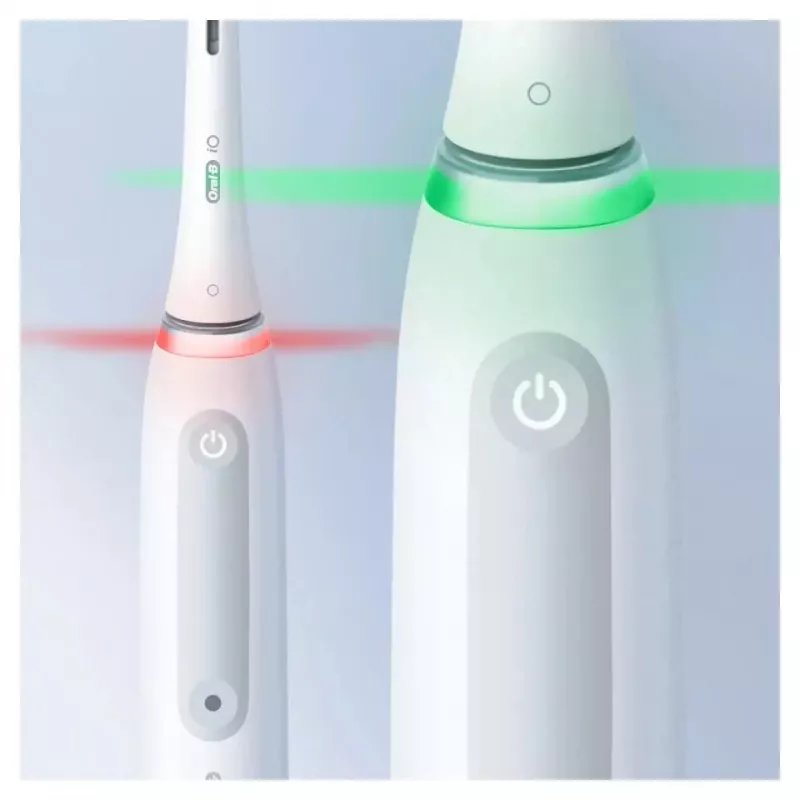 Oral-B iO Series 4 Quite suaugusiųjų besisukantis dantų šepetėlis baltas