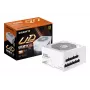 Maitinimo blokas GIGABYTE UD850GM PG5 V2 ICE — 850 W, PCIe Gen 5.1, 80 PLUS Gold, visiškai modulinis, 120 mm ventiliatorius, ATX 3.1, UK kištukas, baltas
