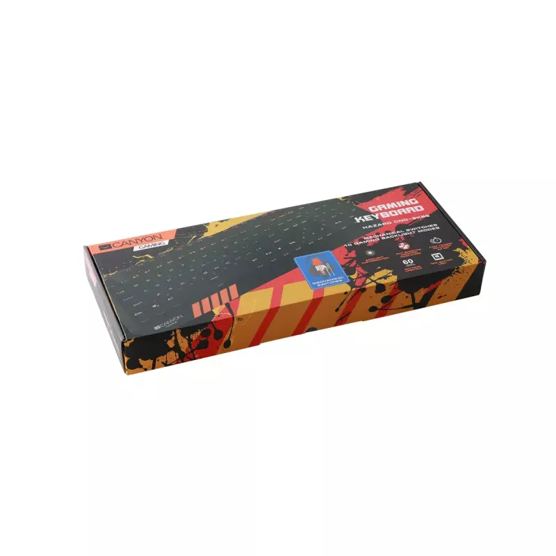 Žaidimų klaviatūra Canyon Hazard CND-SKB6-US