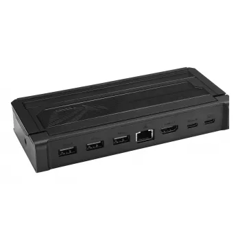 Doko stotelė ASUS ROG Bulwark Dock 2025 DG300 USB Type-C, 1x RJ-45, 1x HDMI, juoda, 160×74×25,5 mm