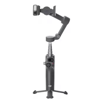 Išmaniojo telefono kameros stabilizatorius DJI Osmo Mobile 8 — juodas, maks. apkrova 0,3 kg, 3350 mAh baterija, 10 val. veikimo laikas