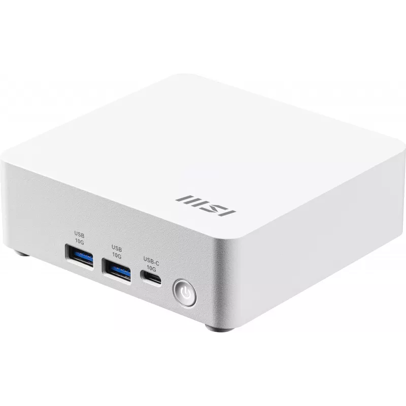 MSI Cubi NUC AI 1UMG-062EU PC/darbo stotis Intel Core Ultra 5 125H 16 GB DDR5-SDRAM 512 GB SSD Windows 11 Pro Mini PC balta