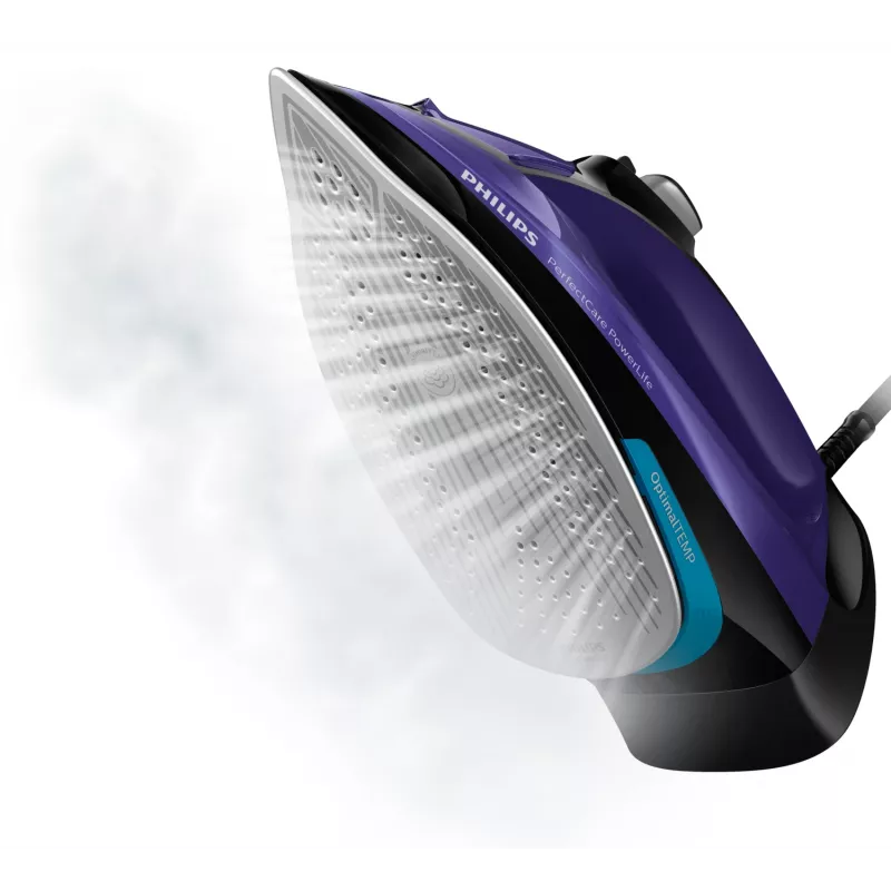 Philips PerfectCare GC3925/30 lygintuvas Garinis lygintuvas SteamGlide Plus padas 2500 W Juoda, Violetinė