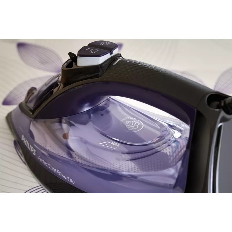 Philips PerfectCare GC3925/30 lygintuvas Garinis lygintuvas SteamGlide Plus padas 2500 W Juoda, Violetinė