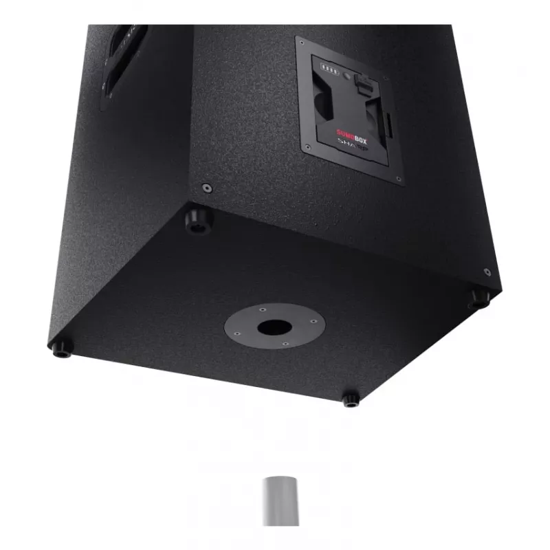 Sharp CP-LS200 nešiojamas / vakarėlių garsiakalbis, juodas, 200 W